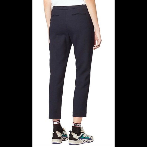 BNWT Sandro Andy ankle pants in Navy - Picture 3 of 4